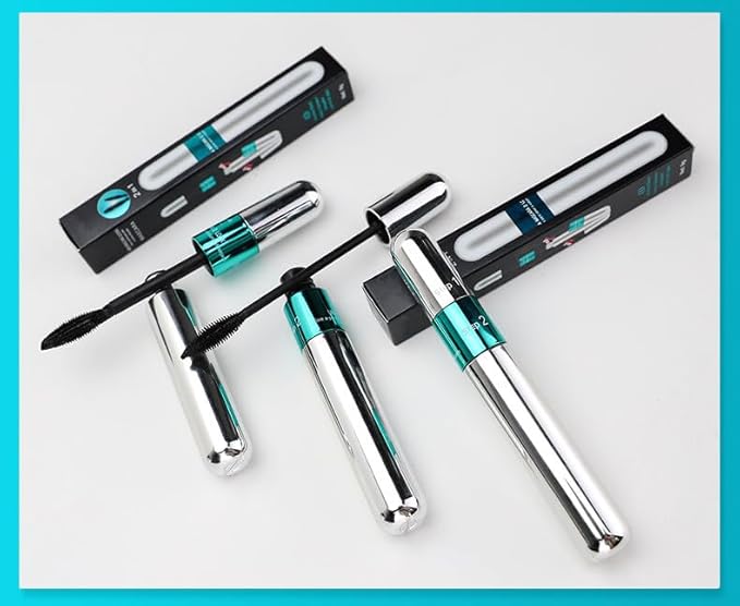 4d silk fiber mascara black volume and length,mascara 5x longer thickening and no clumping,long lash and waterproof