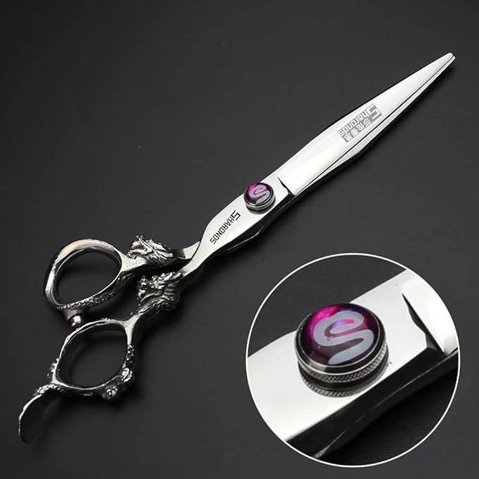 6/7/8/9-inch professional hair clipper set, stainless steel sharp hair clippers, hairdresser specific scissor(7 inches, 4 pieces)