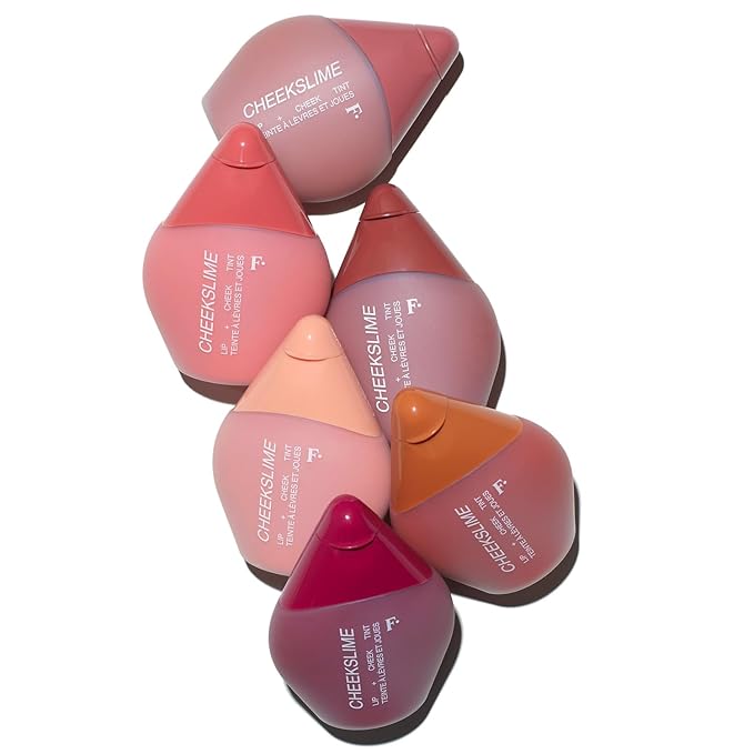 Freck Beauty CHEEKSLIME Lip & Cheek Tint - Liquid Cream Blush, High Impact Pigments, Blends Seamlessly, Dries Down to Natural Flush for All Skin Tones | FIELDING (Soft Rust)
