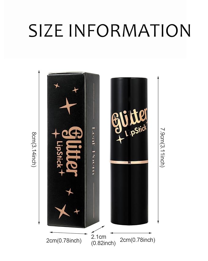 Metallic Pink Glitter Lipstick for Women,Glitter Diamond Shiny Shimmer Nude Lip Gloss Long Lasting Sparkling Waterproof Matte Lipgloss Lipstick,High Pigmented Tinted Red Lipstain Lip Color Makeup -02