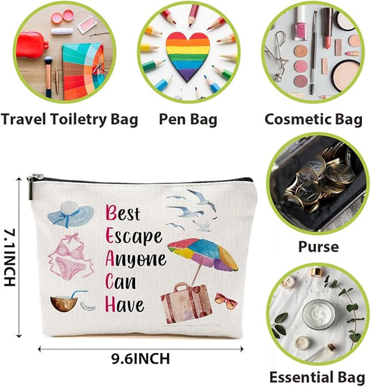 1 Pcs 3 Pcs 4 Pcs Makeup Bag, Girls Trip Gifts Favors Girls Weekend Gifts, Friendship Gifts for Women Bestie Bride