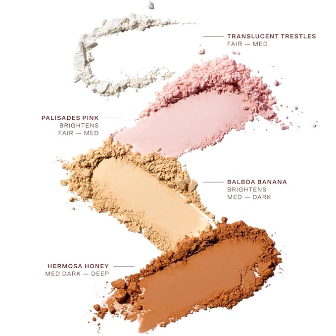 Tower 28 GetSet™ Talc-Free Setting Powder – Blurring, Soft Matte, Sweat-Proof & Transfer-Proof – Hydrating, Sensitive Skin Safe, Vegan & Cruelty-Free – Translucent Trestles