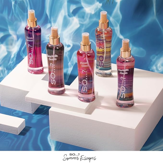 So…? Hawaiian Honey Body Mist - Floral and Vanilla Perfume for Women - Long Lasting Body Spray for Women - Vegan, Cruelty Free - 6.9 oz