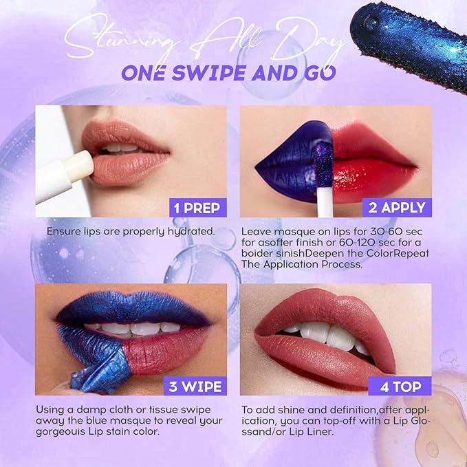 2025 New Peel Off Lip Stain Lip Tint, Matte Natural Mist Lip Tinted, Waterproof Long-Lasting Tear-off Lip Gloss, All-Day Vibrant Kiss-Proof Lip Stain,Smudge & Transfer Proof Lip Stains Masque(10# )
