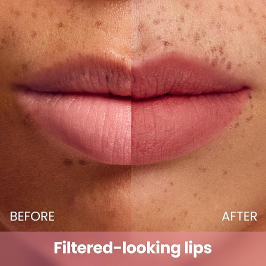 COLORGRAM NUDE BLUR TINT 01 SALMON BEIGE | Soft Velvet Matte Lip Stain & Cheek Tint | Lightweight Blurring Tint for a Smooth & Airbrushed Finish | 24H Hydration, Long-Lasting & Non-Sticky Formula