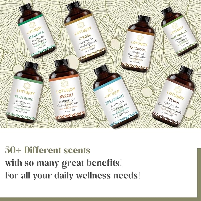 Chamomile Essential Oil, Pure Natural Chamomile Oil for Skin Body Hair Diffuser - 4 Oz