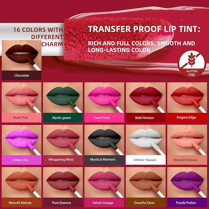 Pink Matte Liquid Lipstick – Super Stay, Highly Pigmented, Rich Lip Colors, Smudge-Proof, Waterproof, Transfer-Resistant (Fresh Petal)