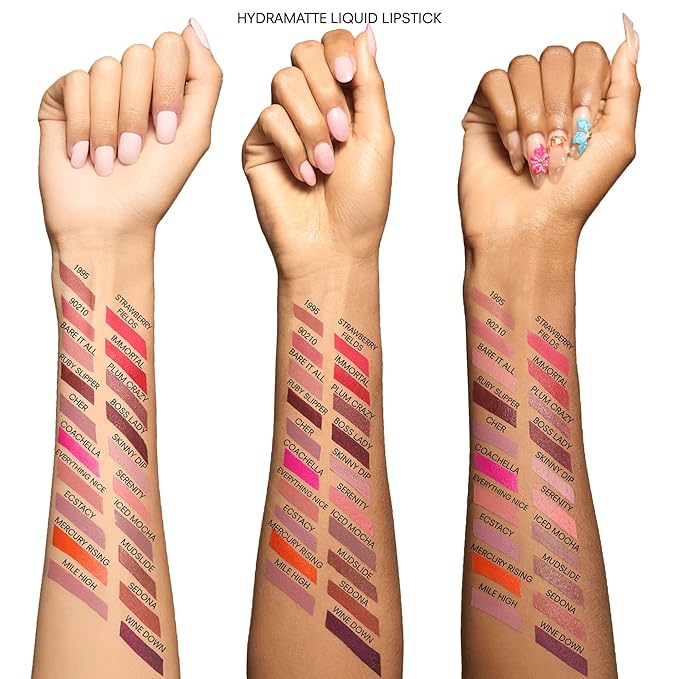 Gerard Cosmetics HydraMatte Liquid Lipstick 90210, Mauve Lipstick with Matte Finish, Long Lasting and Non Drying, Super Pigmented Fully Opaque Lip Color