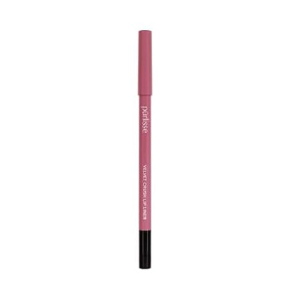 pūrlisse Velvet Crush Long Lasting Creamy Lip Liner Pencil - Matte Smudge-Proof Lip Pencil - Enriched with Bakuchiol, Macadamia Seed Oil & Shea Butter to Soften & Smooth - Mauve Berry (0.02 oz)