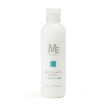 MediChoice Moisturizing Hand and Body Lotion for Sensitive Skin Lightly Scented Flip-Top Bottle 4 oz. Travel Size Bulk Pack Perfect for Dry Skin PC4035 Case 96