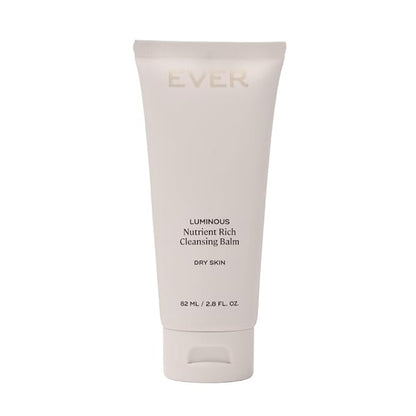 EVER Luminous Nutrient-Rich Cleansing Balm – Vitamin C & Sesame Oil Waterless Facial Cleanser to Remove Makeup, Dirt & Impurities – Nourishing Balm for Dry, Normal & Sensitive Skin, 2.8 fl oz