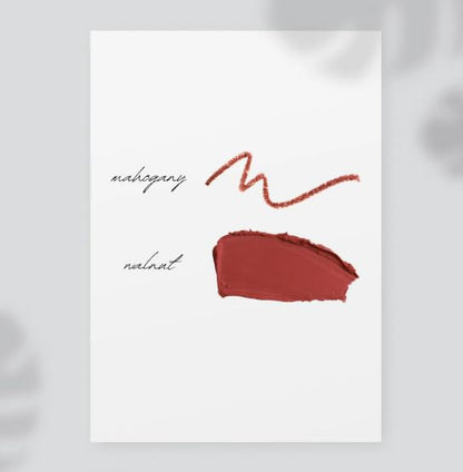 Gabriel Cosmetics Lipstick (Walnut - Red Brown/Warm Crème)
