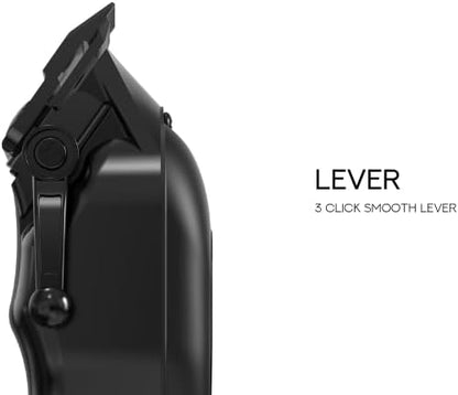 Supreme Trimmer Pro Clipper Lite | 210 Min Run Time Professional Hair Cutting Tool Set + Hair Comb, Scissors & Fade Blade | STC5000