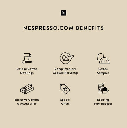 Nespresso Capsules Original Line, Vaniglia, Medium Roast Espresso Coffee, 50 Count Espresso Coffee Pods
