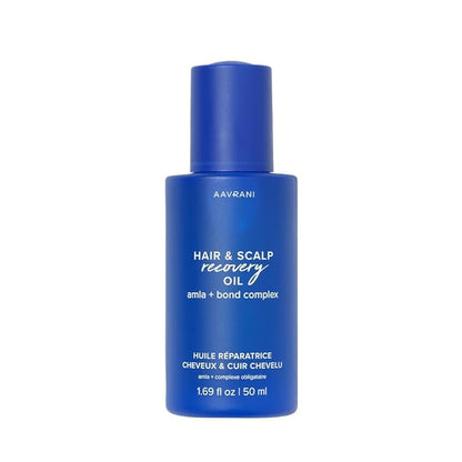 AAVRANI Hair & Scalp Recovery Oil - Rosemary, Bond Complex, & Amla Treatment for Damaged Hair, Frizz Control, & Hair Growth - Vegan - 1.69 Fl Oz
