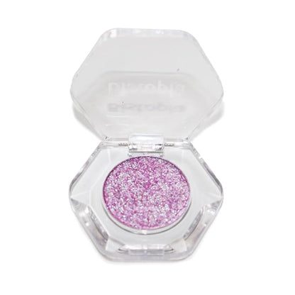 Chameleon Eyeshadow Collection, 14 Shades, Glitter Pressed Powder, Iridescent Shimmer Colors. (Solar Delirium)
