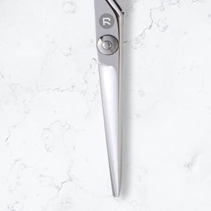 Saki Shears Odachi 5.5" Hair Cutting Scissors/Shears - Straight Handles - Dual Tangs - Zero Offset - Lightweight Hair Scissors for Professionals - Japanese 440C Steel - For Barbers and Hairdressers