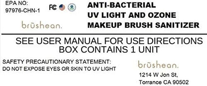 Makeup Brushes UV Sanitizer (Standard, White/Rose Gold)
