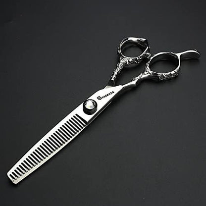 6 Inch Hair Cutting Scissors for Left Hand Hair Cutting Scissors Set (6 Inch 3 Pieces-A)