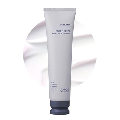 AMOS PROFESSIONAL Curling Essence 2X Bouncy Wave | For Wavy and Curly hair | Anti-Frizz Hair Styling Gel, 2 in 1 Hydrate and Smooths, Korean Hair Essence, 5 fl. oz.