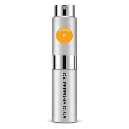 CA Perfume Impression of Pi for Men Amber Woody Scent Long Lasting Cologne for Men Eau De Parfum Travel Size Refillable Atomizer Spray 0.27 Fl Oz 8ml