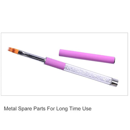 WOKOTO 4 Pcs Ombre Nail Brush Ombre Brush For Gel Nails Gradient Nail Sponges For Ombre Brushes For Acrylic Nails Set Nail Art Brushes For Acrylic Application Nail Art Tools For Nail Art