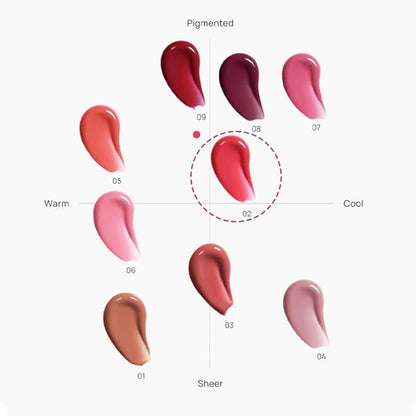 House of Hur Moist Ampoule Blusher with 50% Moisture Essence | Hydrating & Long-Lasting Blush | 0.68fl.oz (9 Shades) (Deep Plum)