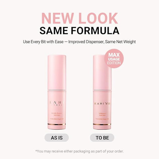 KAHI Wrinkle Bounce Multi Balm Stick | PDRN Collagen Wrinkle Stick | Korean Skin Care |All-in-One Hydrating Lip Balm Eye Cream Neck Cream Make Up Base & Face Mist Moisture Balm