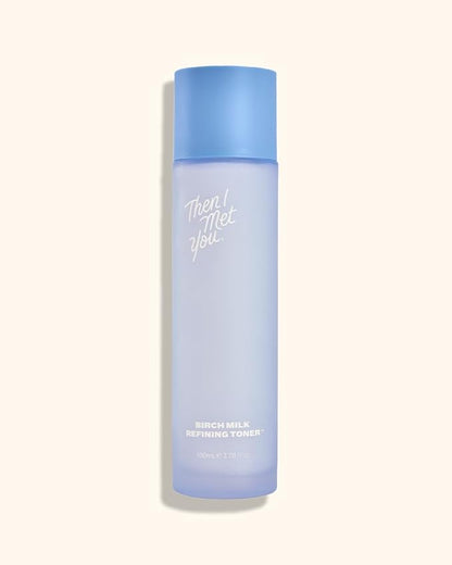 Then I Met You Birch Milk Refining Toner, Exfoliating & Hydrating Face Toner with Birch Juice, AHAs & PHAs, Vegan & Clean Skincare, 3.38 oz