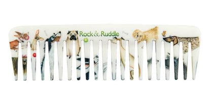 Rock & Ruddle Wide Tooth Comb | Perfect for Detangling Wet Hair and Applying Hair Color - Darling Dogs