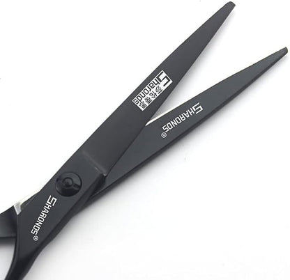 6/7 Inch Hairdressing Scissors Set Barber Shop Hair Scissors Styling Tools (5.5 Flat shear)