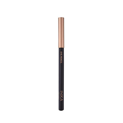 INIKA Organic Hypoallergenic Vegan Eye Pencil | Long-Lasting, Water-Resistant Makeup, Richly Pigmented, Vit E + Coconut Oil, Gentle for Sensitive Eyes, Cruelty-Free & Sustainable Packaging. BLACK