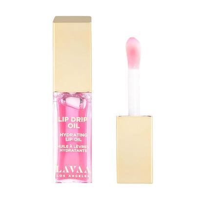 Lavaa Beauty LIP DRIP OIL Glossy Non-Sticky Lip Oil | Hydrating & Nourishing Jojoba Oil, Vitamin E, and Hyaluronic Acid (Bubblegum)
