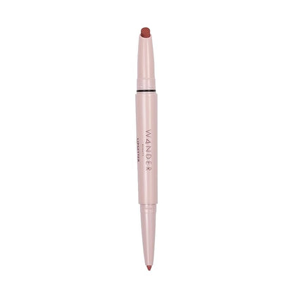 Wander Beauty Lipsetter Dual Cream Lipstick + Lip Liner - Barcelona Blush - Ultra-Smooth, Hydrating Lipstick and Lip Liner with a Soft Matte Finish - Made with Squalane & Peptides (1 Count)