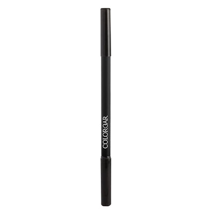 Colorbar Just Smoky Eye Pencil - Eyeliner Pencil with Built-in Smudger - Waterproof Formula - Matte Finish - 001 Just Black - 0.04 oz