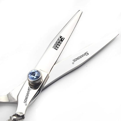 6/7/8/9 Inches Professional Hairdressing Scissors Set,Stainless Steel Hairdressing Scissors for Women & Men… (6 inch 4PC)