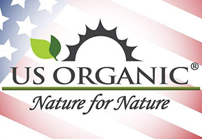 US Organic 100% Pure Rosemary Essential Oil, USDA Certified Organic 100% Pure, Steam Distilled, for Hair Growth, Scalp, Face, Skin, and Aromatherapy (Size Variations Available) (15 ml)