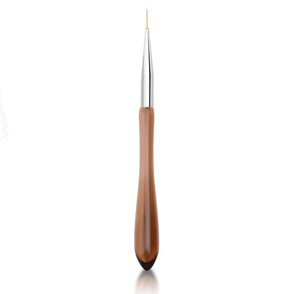Nail Art Brush Middle Line Pen - Precision Tool for Detailed Nail Design, Fine Lines, and Intricate Patterns, 11