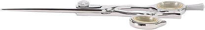 Cricket Centrix Roc-It Dog 360 Hair Scissors Professional Hair Cutting Scissors – 360° Pivoting Thumb, Shears with Smooth Control and Consistent Tension – 600 6 Inch Stainless Steel Shear for Stylists