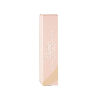 Oulac Beige Lipstick for Women, Pale Nude Matte Lip Base, Full Coverage Lip Color, Satin Matte Finish, Cream Texture, Hydrating, Infused with Hyaluronic Acid, Vegan & Clean Beauty 4g SG01 Bare