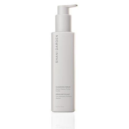 SHANI DARDEN SKIN CARE Cleansing Serum Face Wash for All Skin Types, Gentle Daily Hydrating Gel Facial Cleanser & Makeup Remover with Hyaluronic Acid & Oat Bran, Removes Excess Oil & Dirt, 4 fl oz
