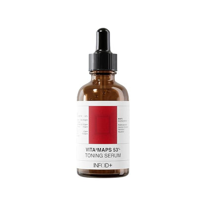 INFODPLUS VITA³MAPS 53 Toning Serum – Niacinamide & Sea Buckthorn | Brightening, Dark Spot Corrector, Even Skin Tone Night Serum