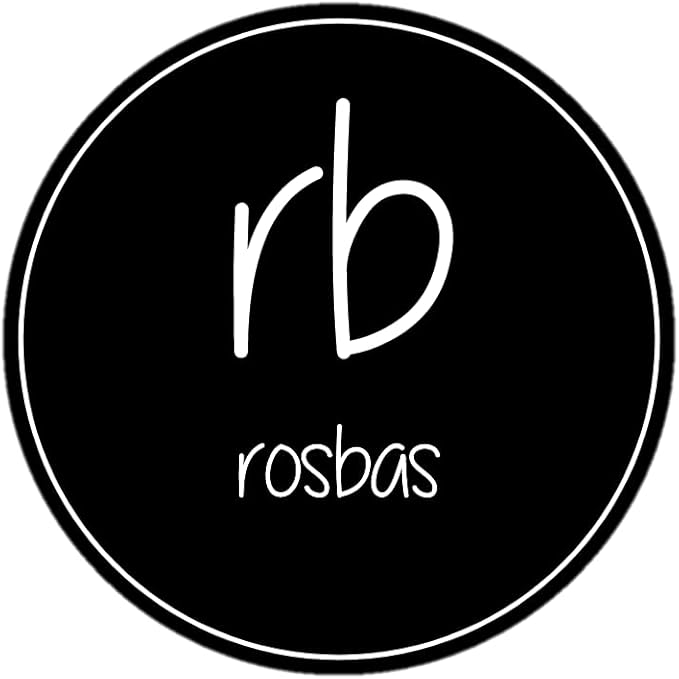 Rosbas Room Spray, Lavender Scented, Matte Black Glass Bottle, 4 oz, Drawstring Cotton Bag, Long Lasting Scented Air Freshener, Non-Aerosol, Handmade in the USA