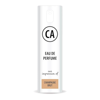 CA Perfume Impression of Champagne Brut for Women Eau De Parfum Aromatic Fruity Scent Long Lasting Perfumes for Women Travel Size TSA Ready for Day and Night Wear 0.33 Fl Oz 10ml