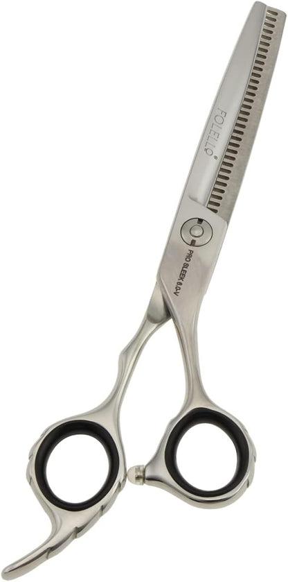 Hair Thinning Scissors – 6" Stainless Steel Blending Shears with 32 Teeth and Ball Bearing Tension Screw – Razor Edge Thinning Tool for Barbers and Stylists