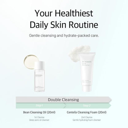 mixsoon Pure Glow Essentials Set, 5-Step Skincare Kit, Gentle & Hydrating, For All Skin Types, 5 Items Korean Glass Skin Care 29.57 Fl. Oz.
