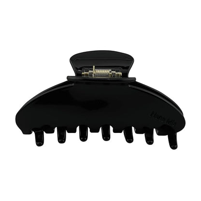 Premium Durable Acetate Hair Clip - Large Claw Clip for Thick Hair | No Slip Claw Clip | 4 Inch Hair Clip for Women (Black)