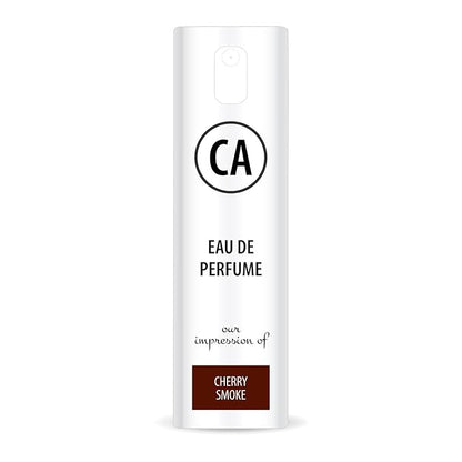 CA Perfume Impression of Cherry Smoke Unisex Eau De Parfum Amber Spicy Scent Long Lasting Unisex Fragrance Travel Size TSA Ready for Day and Night Wear 0.33 Fl Oz 10ml