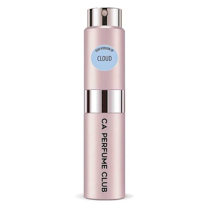 CA Perfume Impression of Cloud for Women Floral Fruity Gourmand Scent Long Lasting Perfumes for Women Eau De Parfum Travel Size Refillable Atomizer Spray 0.27 Fl Oz 8ml
