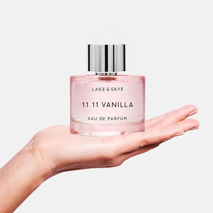 Lake & Skye 11 11 Vanilla Eau de Parfum 100mL, Musk Perfume, Sea Salt, Star Apple, Vanilla Créme, Vegan